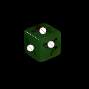 13530 2b-02-06 Dados luminosos eróticos de 6 lados para parejas