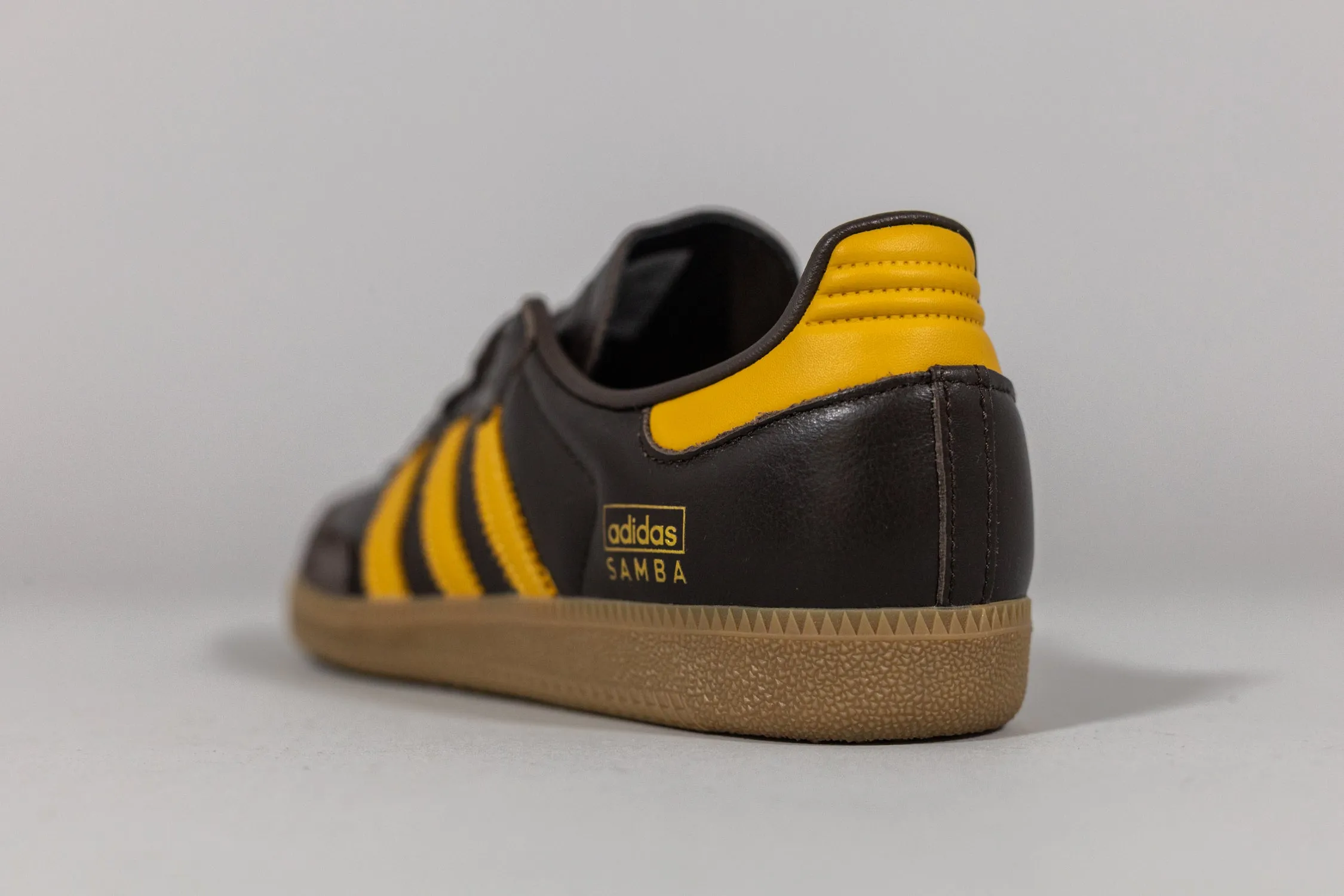 adidas Samba OG 'Dark Brown & Preloved Yellow'