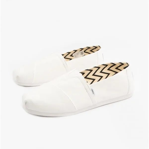 ALPARGATA Mens Canvas Espadrilles White