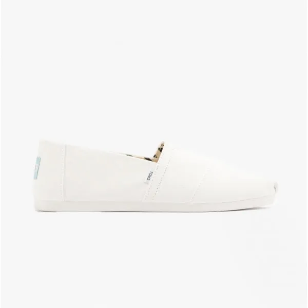 ALPARGATA Mens Canvas Espadrilles White