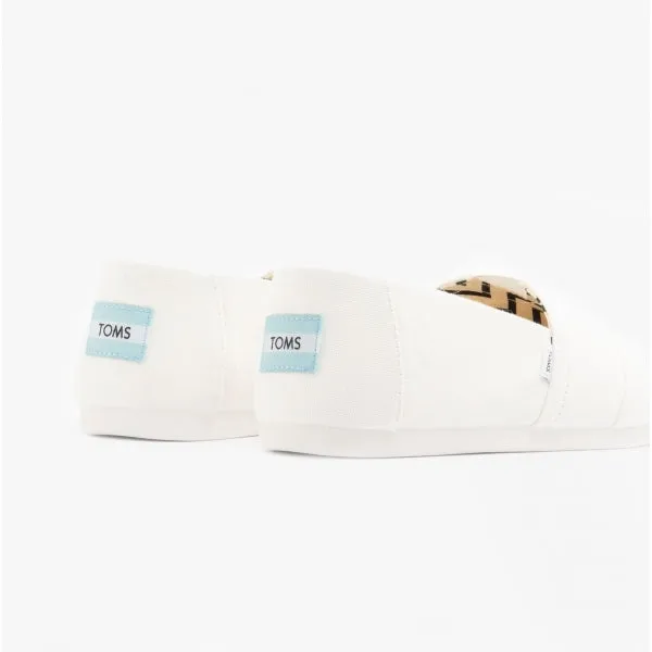 ALPARGATA Mens Canvas Espadrilles White