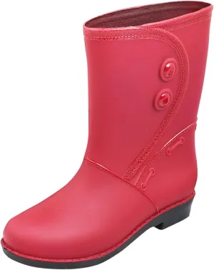AMDBEL Women Rain Boots Size 5, Rain Boots for Women and Waterproof Garden Shoes, Anti-Slipping Knee-high Rubber Boots for Ladies with Comfortable Insoles