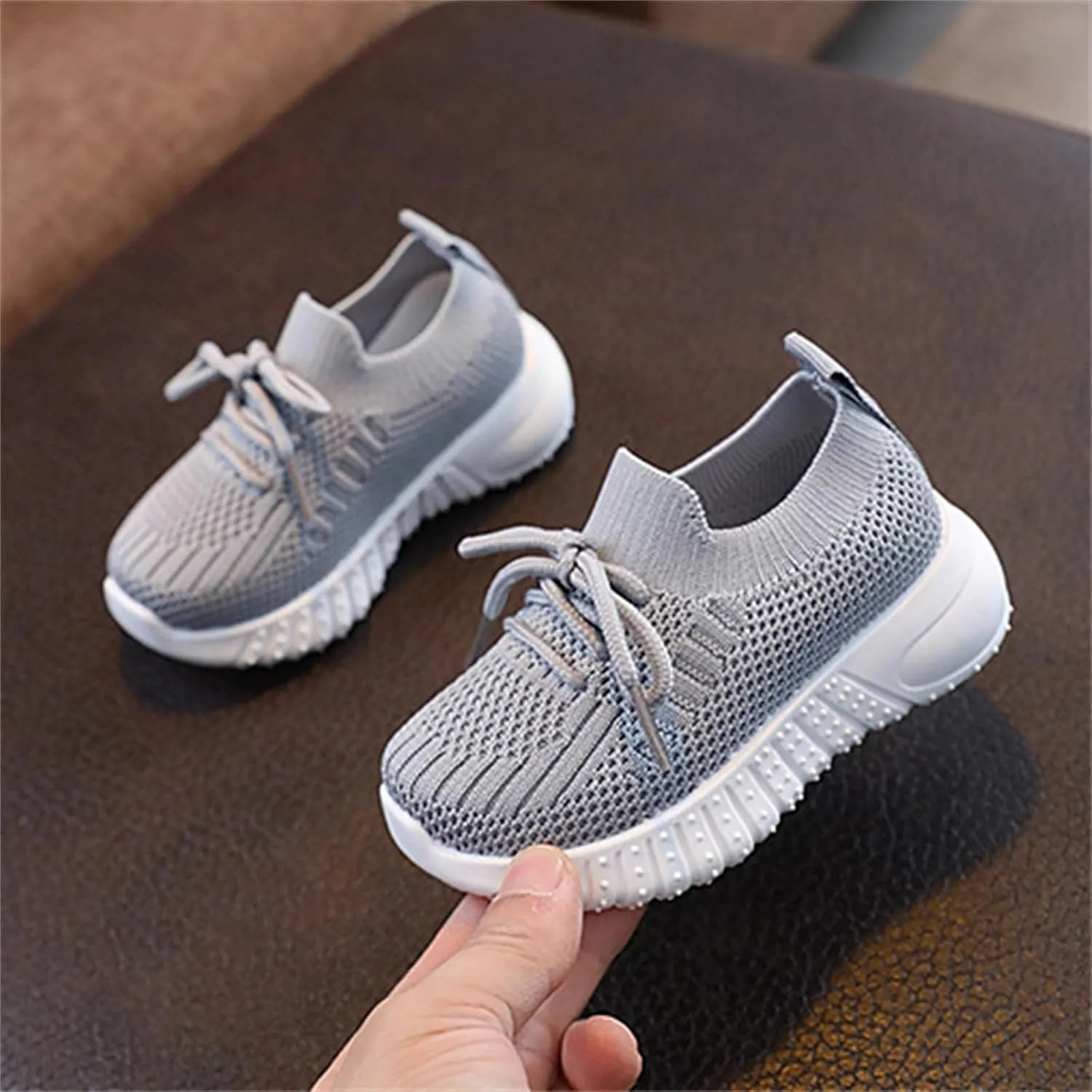 Baby Boy Girl First Walking Shoes Toddler Infant Mesh Sneakers Breathable Lightweight Non-Slip Rubber Sole Summer
