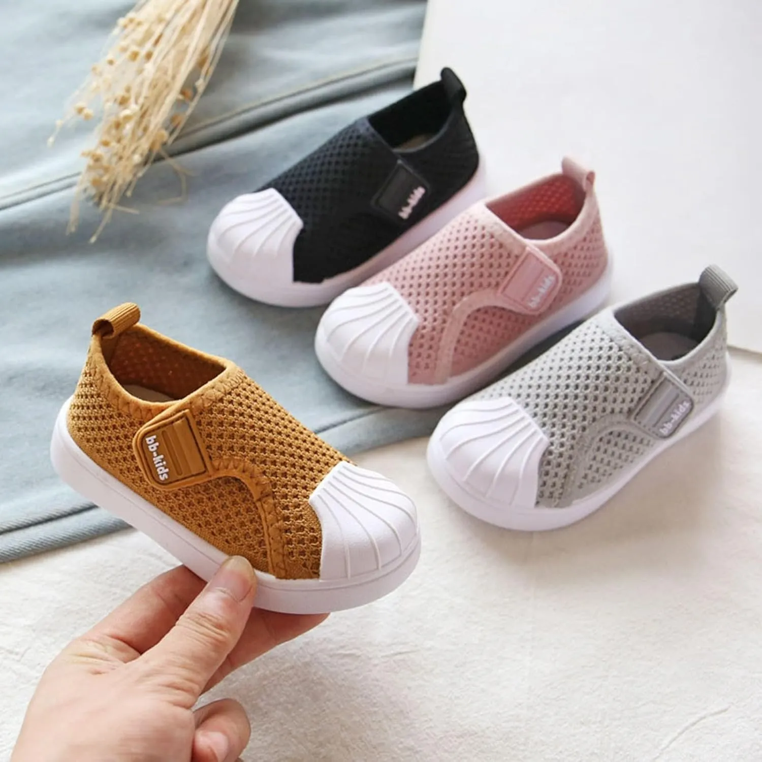 Baby Boy Girl Water Sport Shoes Mesh Quick-Dry Beach Swim Pool Barefoot Shoes Lightweight Breathable Non-Slip Walking Sneaker
