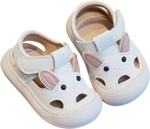 Baby Girl Cute Bunny Shoes Infant Girl Breathable Sneakers Non-Slip First Walking Shoes Sandals
