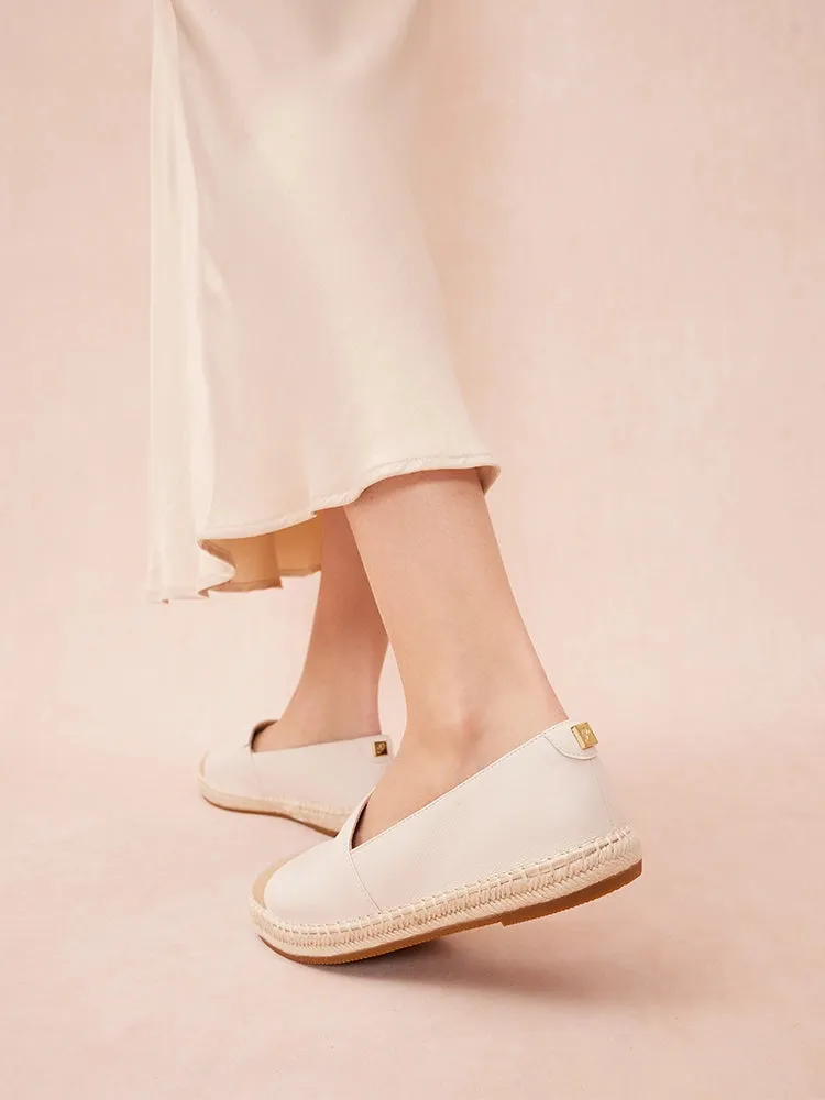 Brea Embossed Espadrille Flats