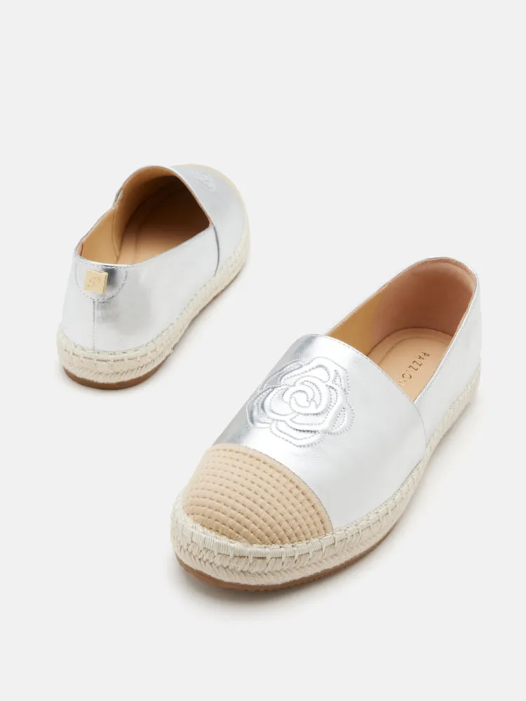 Brea Embossed Espadrille Flats