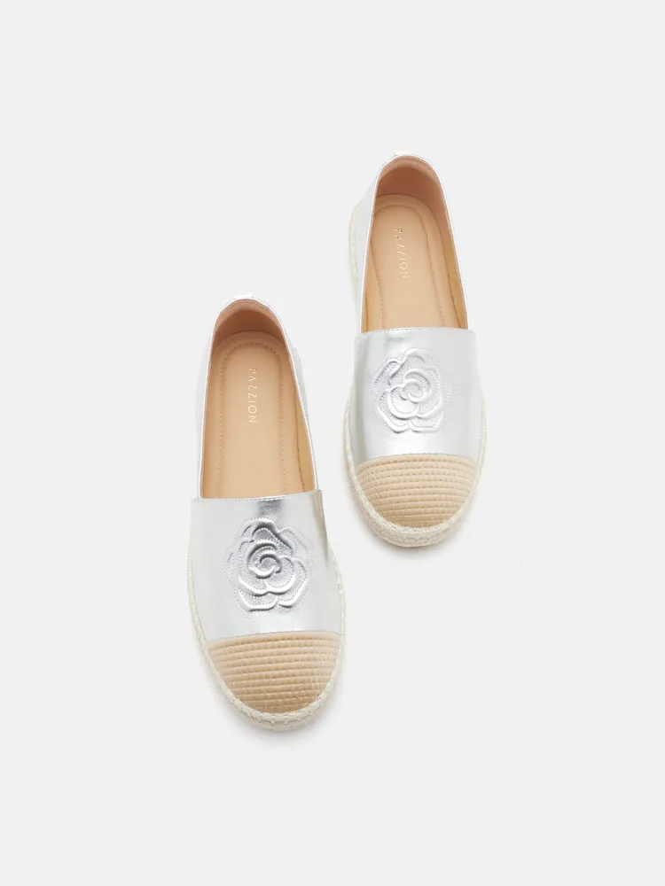 Brea Embossed Espadrille Flats