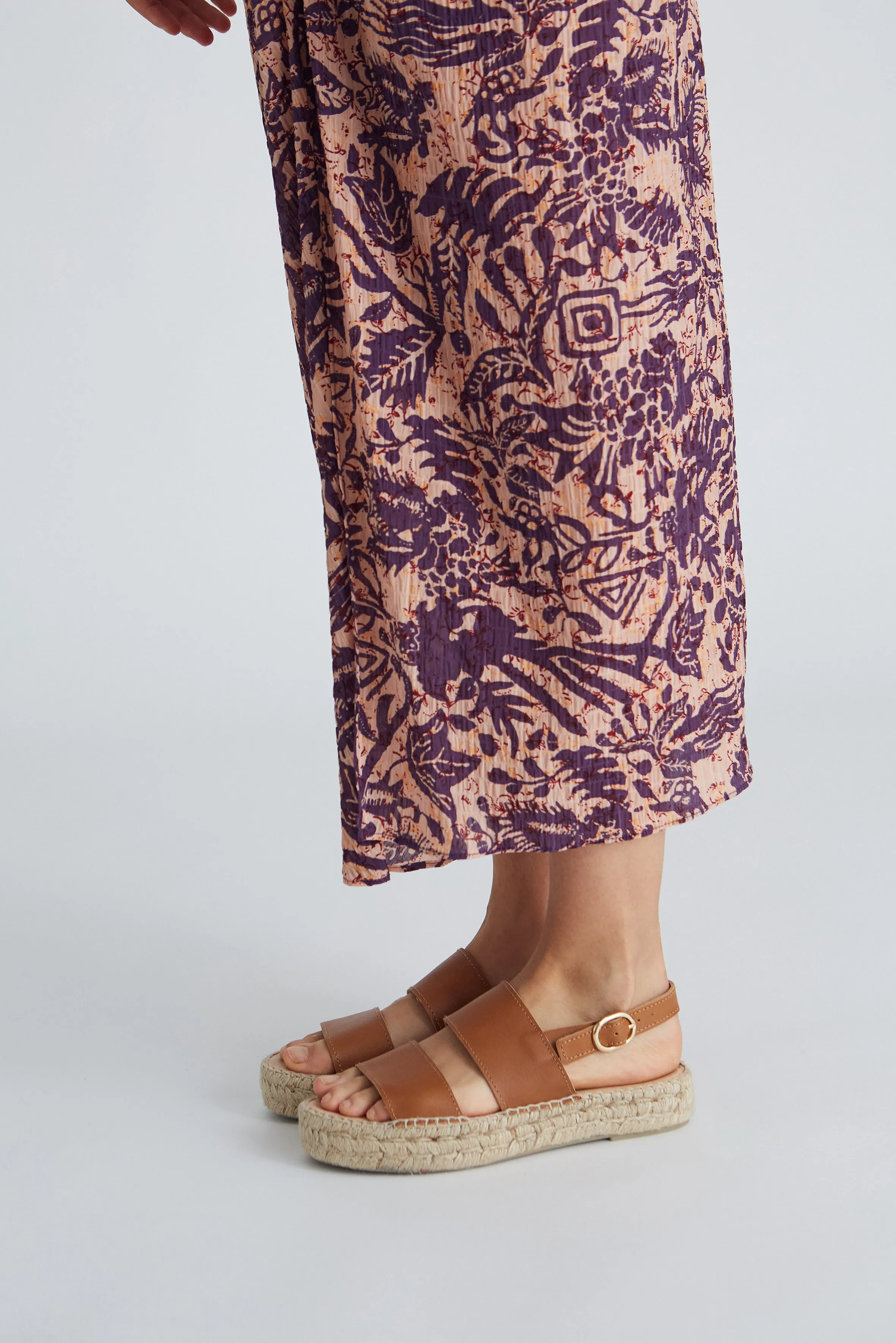 Brown Double Strap Sandal