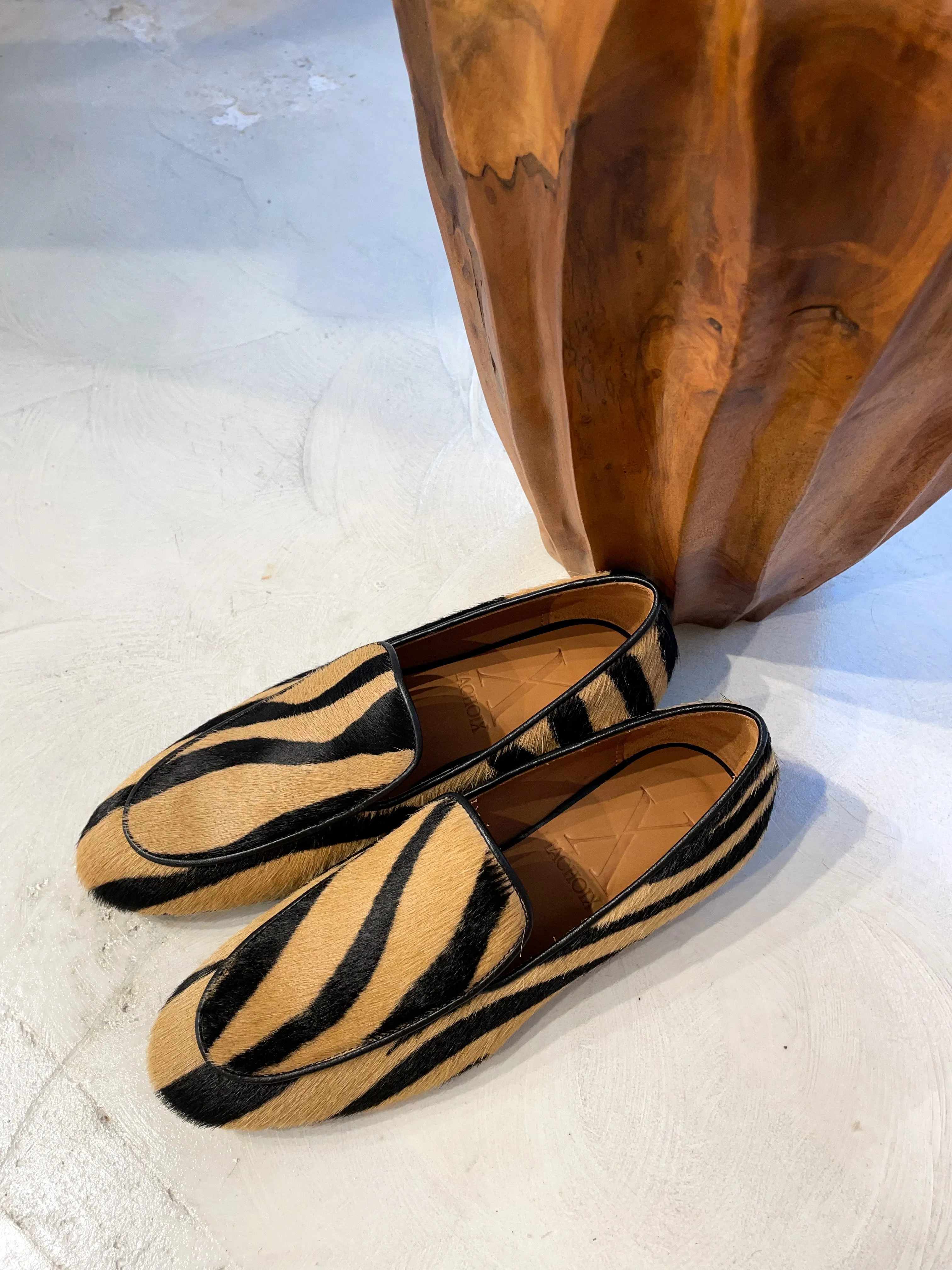 Camel Zebra Loafer