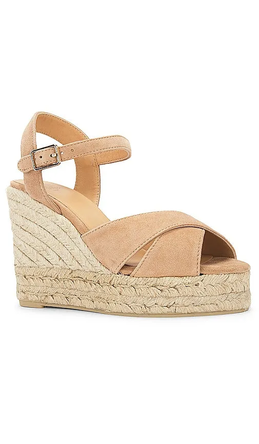 Castaner Blaudell Wedge in Tan