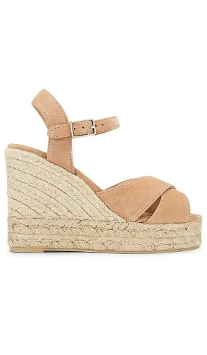 Castaner Blaudell Wedge in Tan