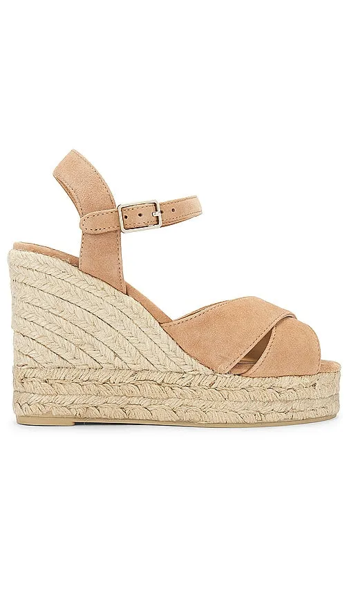 Castaner Blaudell Wedge in Tan