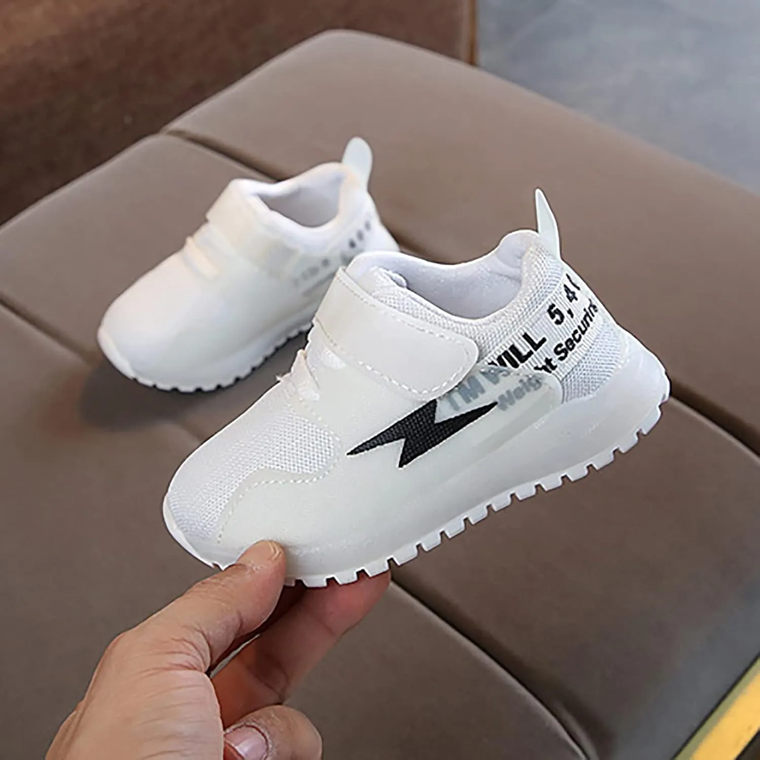 Children Kids Girls Boys Light Luminous Shoes Sport Shoes Crib