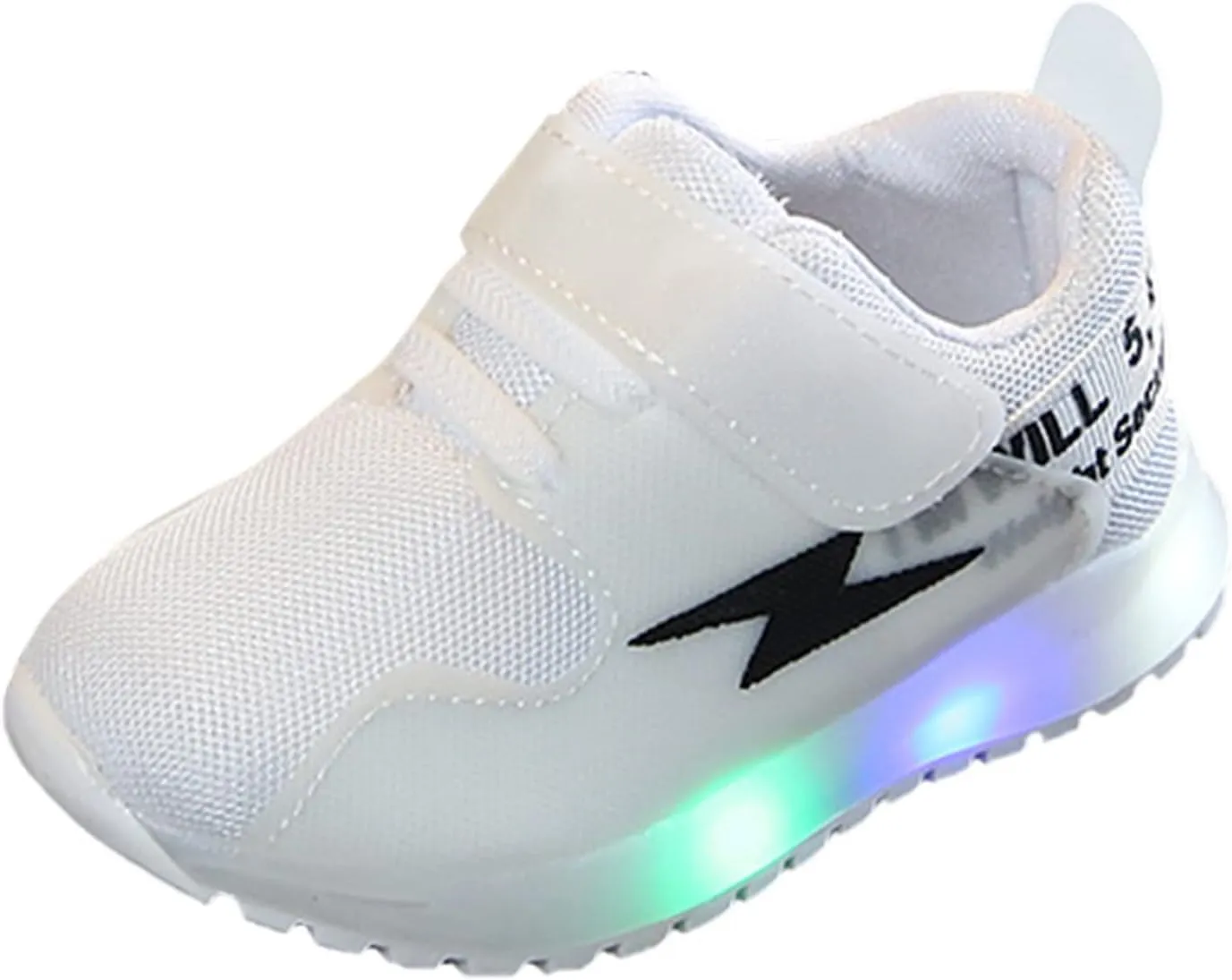 Children Kids Girls Boys Light Luminous Shoes Sport Shoes Crib