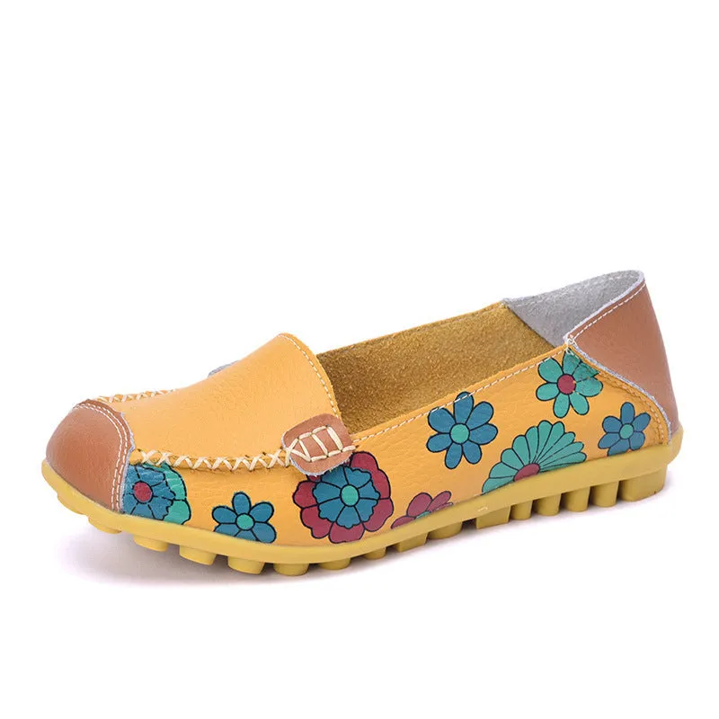 Cilool Soft Surface Comfortable Casual Flat Shoes
