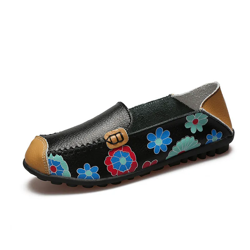Cilool Soft Surface Comfortable Casual Flat Shoes