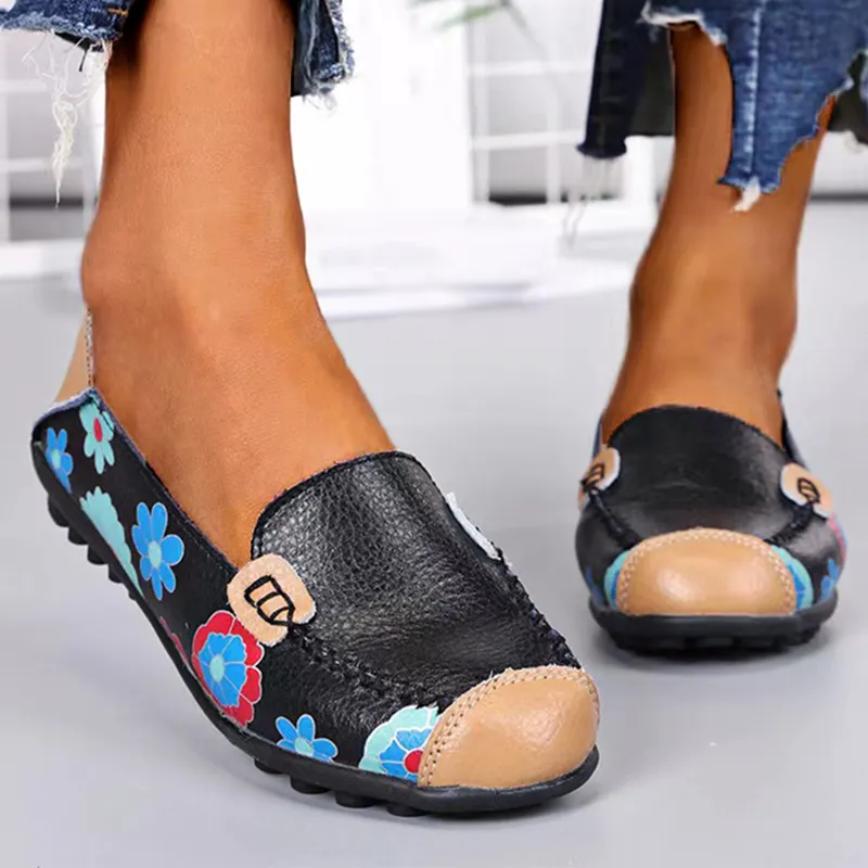 Cilool Soft Surface Comfortable Casual Flat Shoes