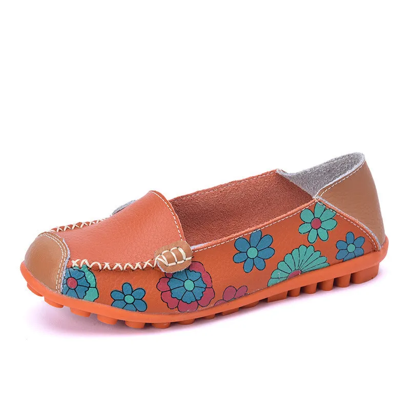 Cilool Soft Surface Comfortable Casual Flat Shoes
