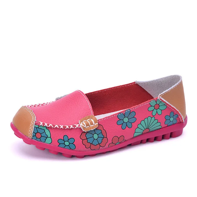 Cilool Soft Surface Comfortable Casual Flat Shoes