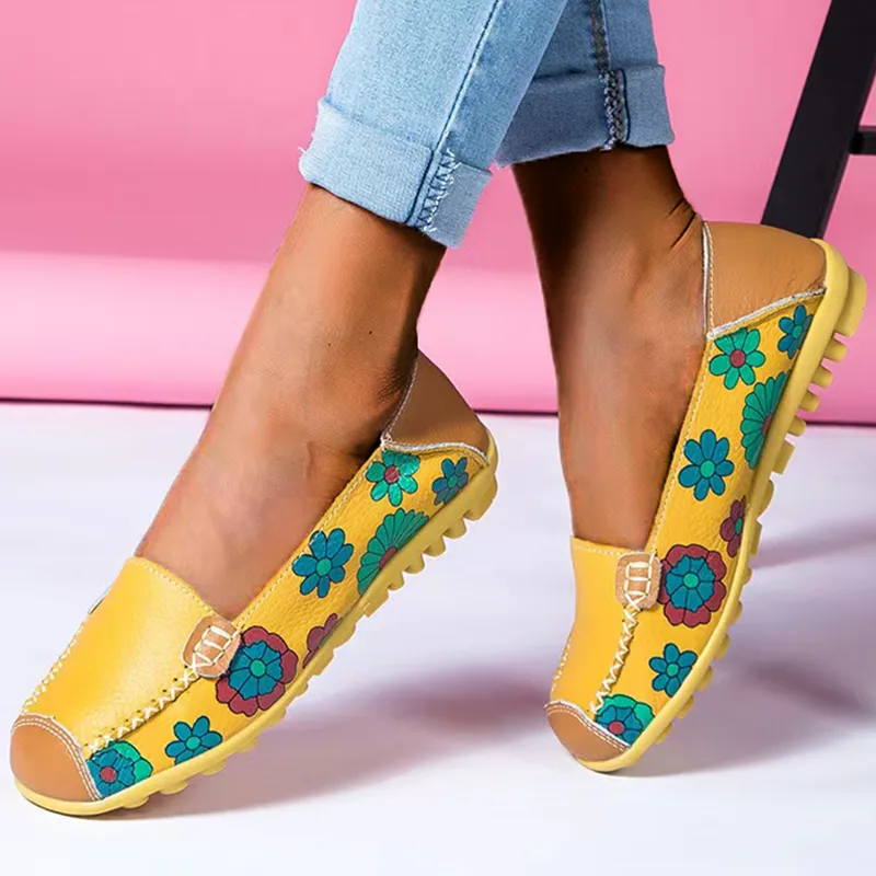 Cilool Soft Surface Comfortable Casual Flat Shoes