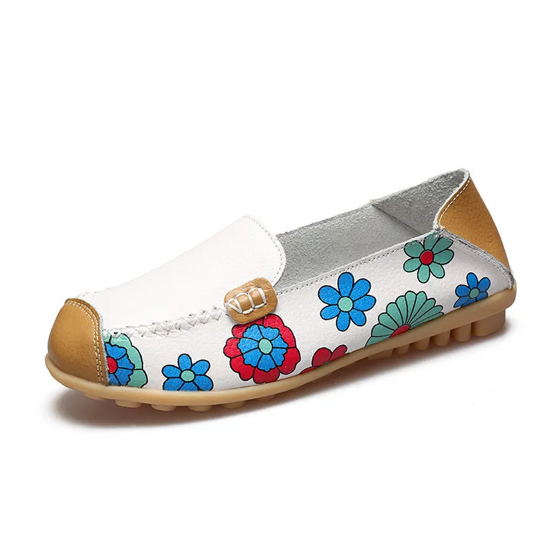 Cilool Soft Surface Comfortable Casual Flat Shoes