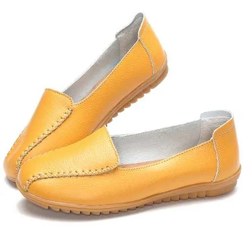 Colorful Soft Casual Slip On Flat Loafers For Women
