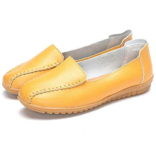 Colorful Soft Casual Slip On Flat Loafers For Women