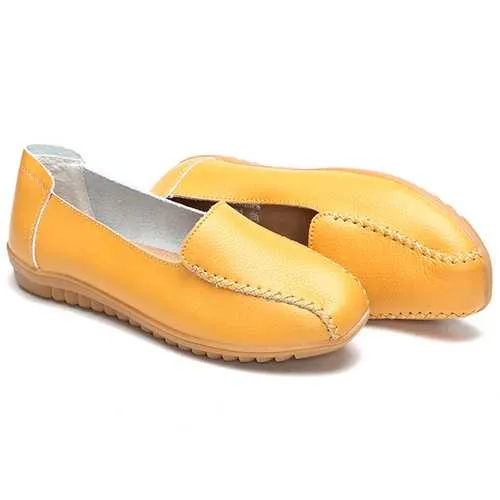 Colorful Soft Casual Slip On Flat Loafers For Women