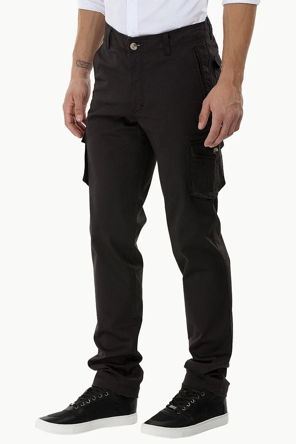 Cotton Twill Cargo Pants