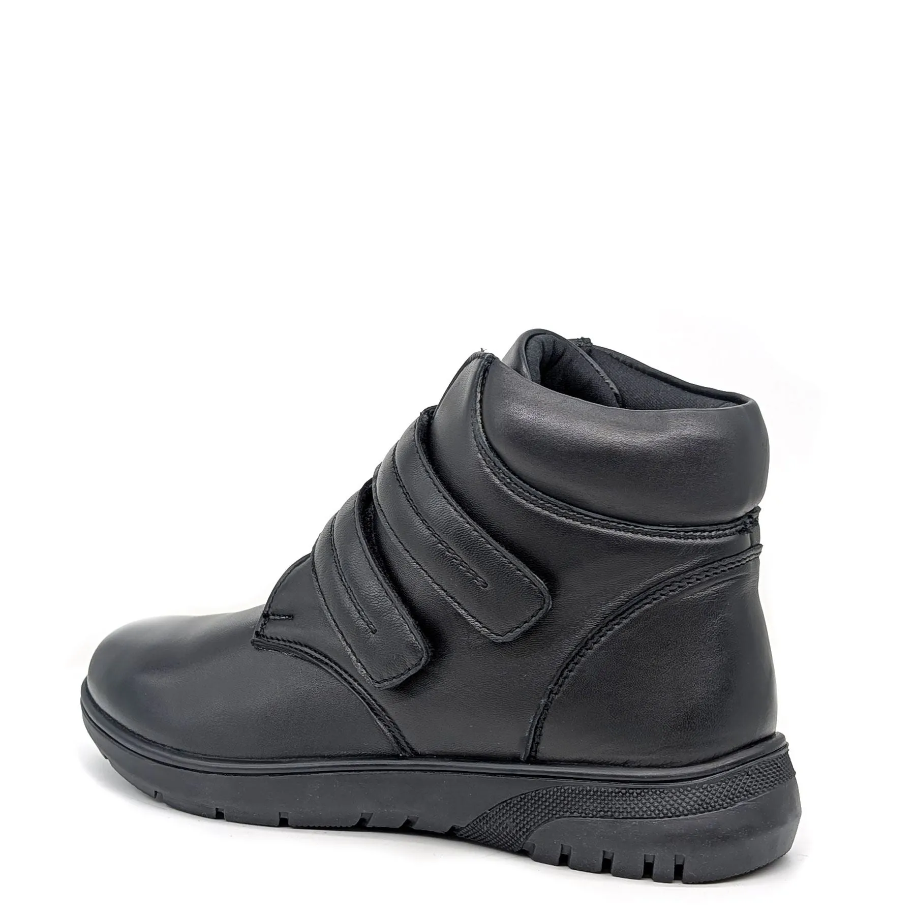 Dr Keller April Women's Touch Fastening Strap Leather Ankle Boots
