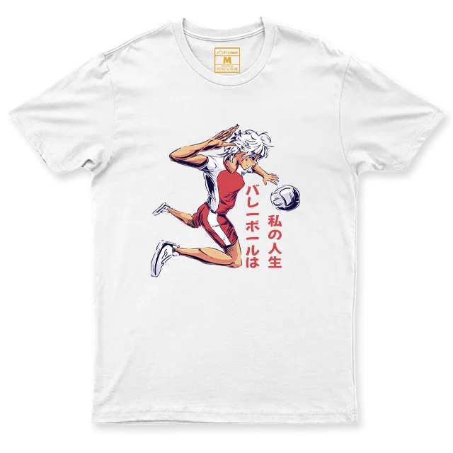 Drifit Shirt: Anime Girl Volleyball