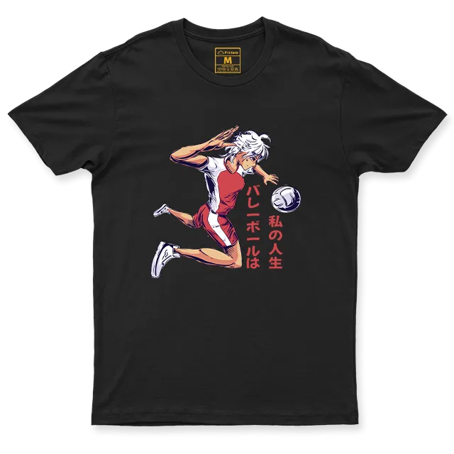 Drifit Shirt: Anime Girl Volleyball