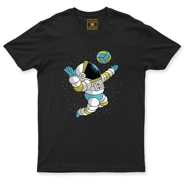 Drifit Shirt: Astronaut Volleyball