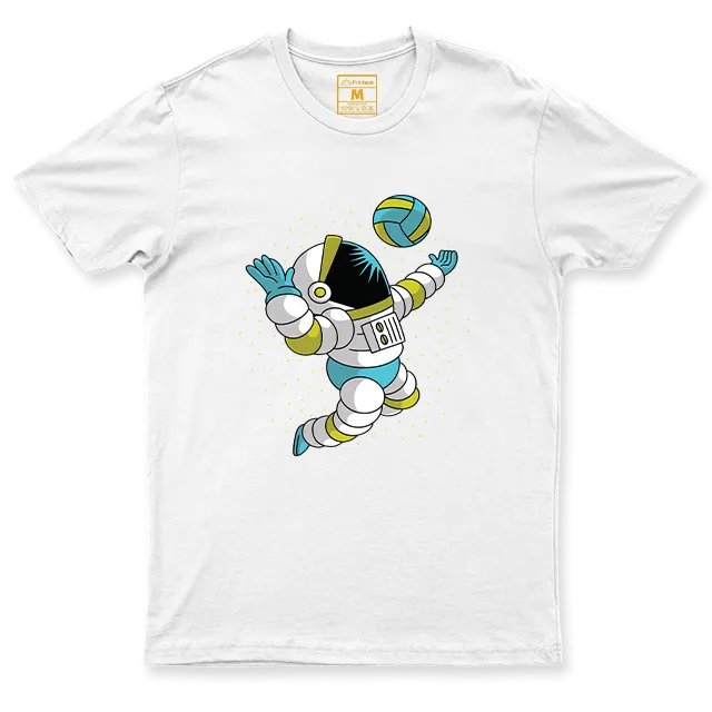 Drifit Shirt: Astronaut Volleyball