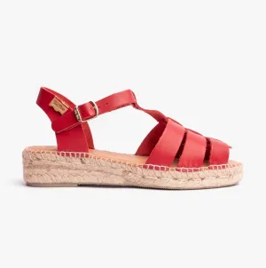EMMA Womens Espadrilles Red