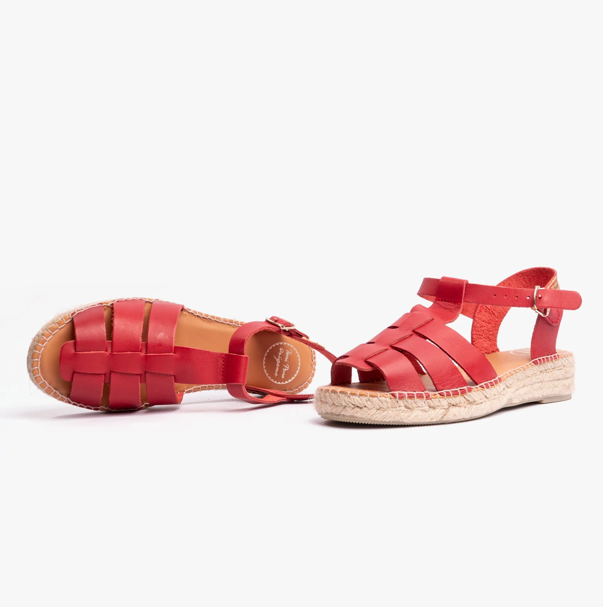 EMMA Womens Espadrilles Red