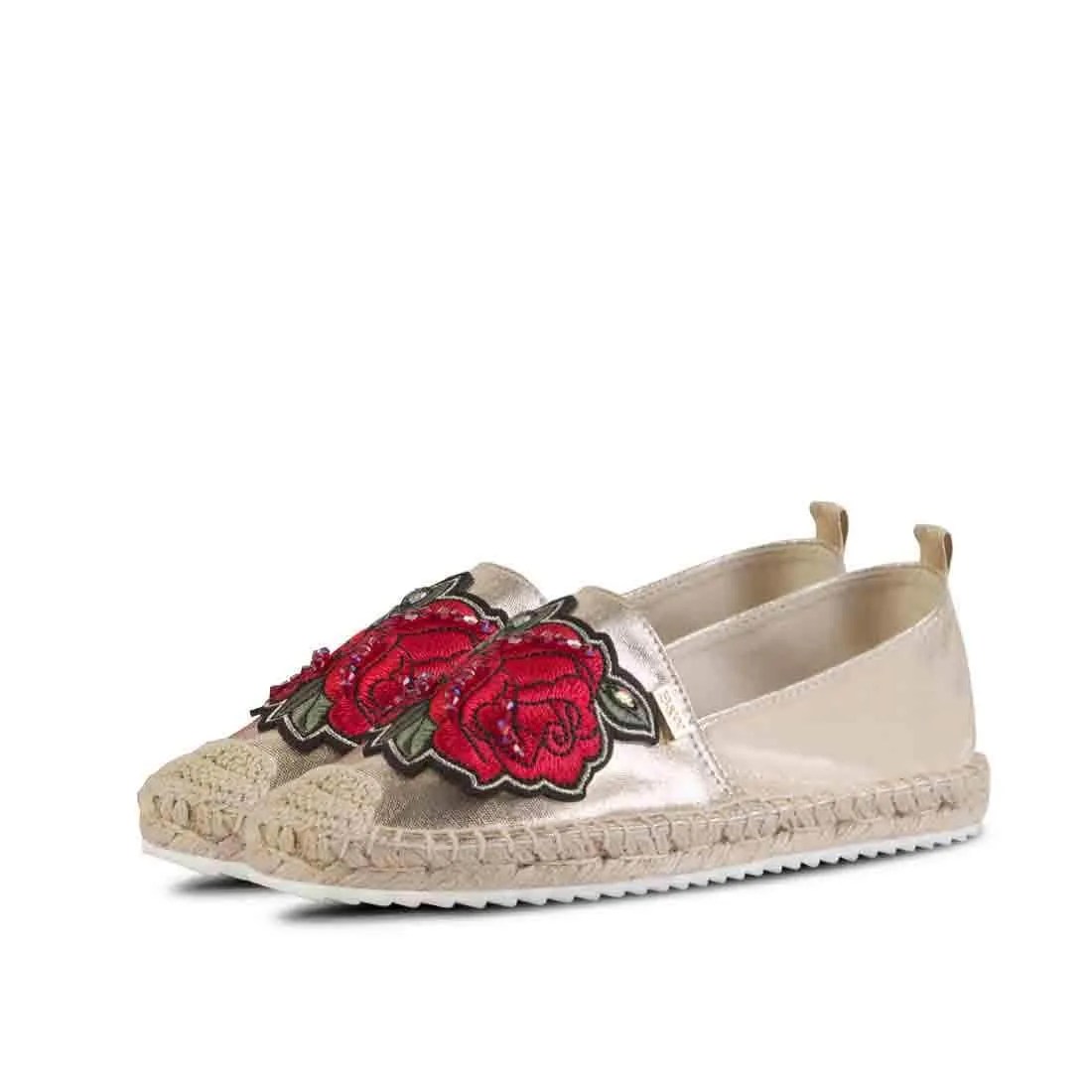 Espadrilles Creta Metal Platinum