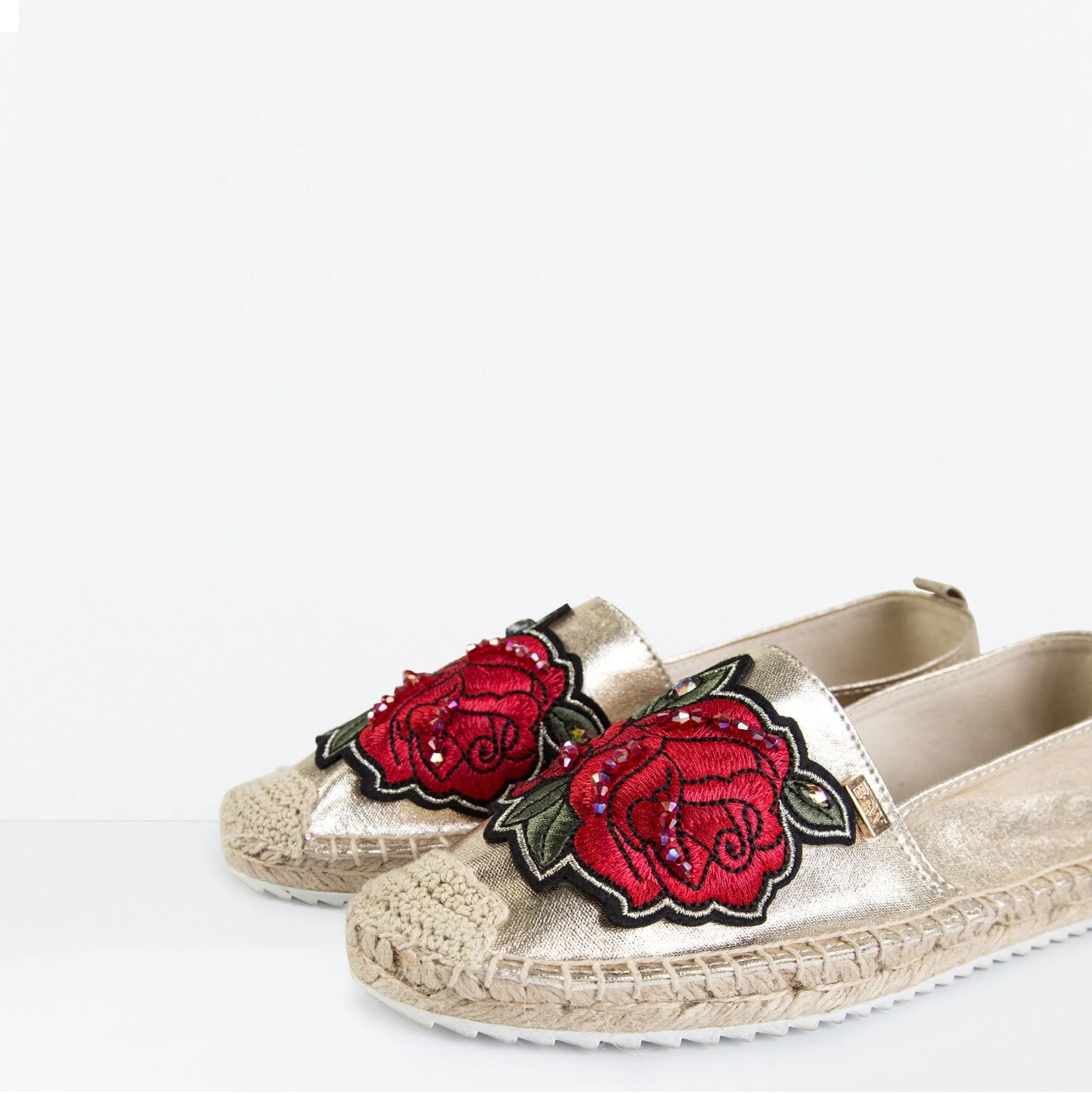 Espadrilles Creta Metal Platinum