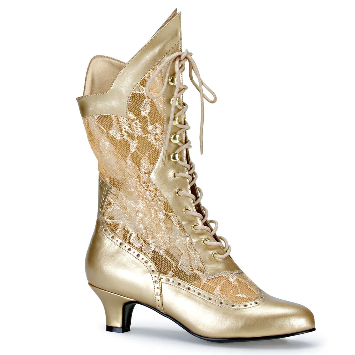 Funtasma Dame 115 Womens 2" Heel, Ankle Length Boots
