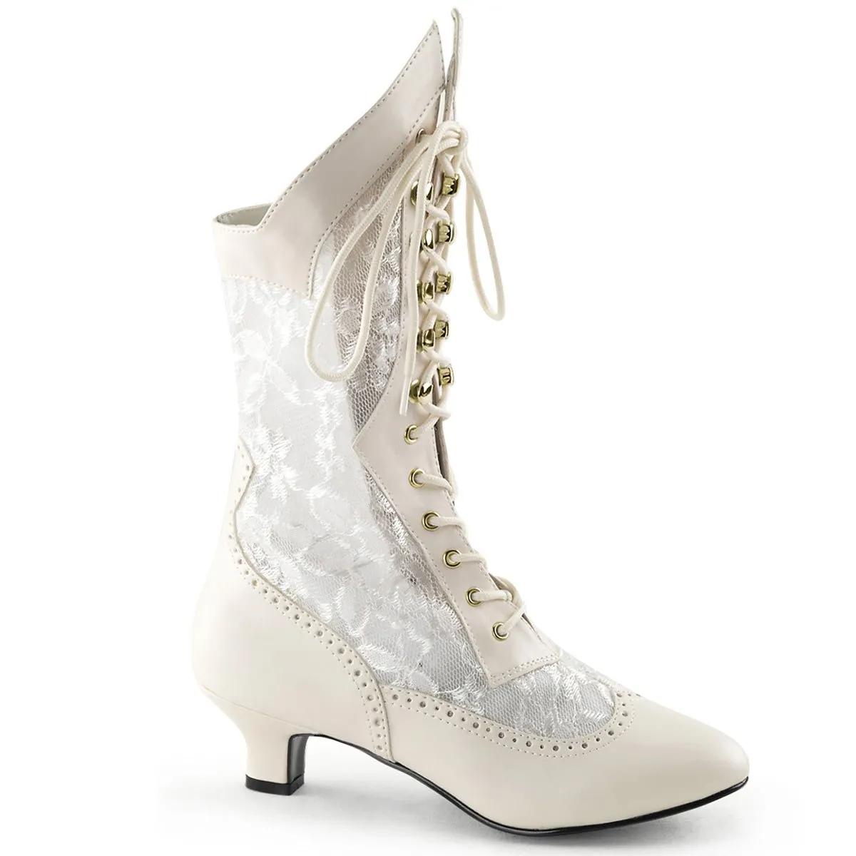 Funtasma Dame 115 Womens 2" Heel, Ankle Length Boots