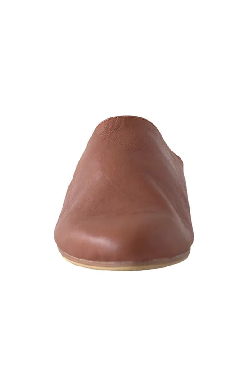 Georgie Slides Tan - CLOSING DOWN SALE 50% OFF