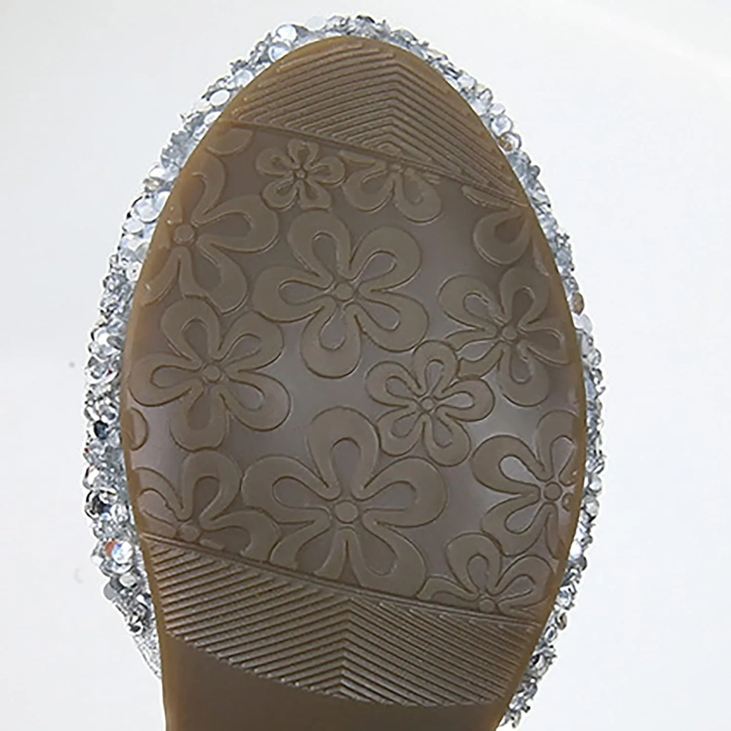 Girls Low Heel Sparkly Dress Shoes Mary Jane Flower Girls Wedding Birthday Par??y Dress Shoes for Little/Big Kids
