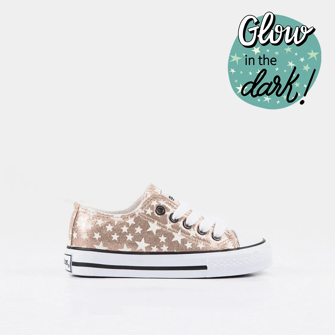 Girl's Platinum Star Sneakers