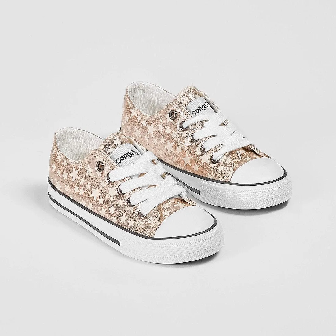 Girl's Platinum Star Sneakers