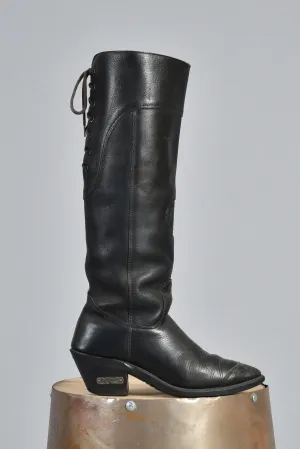 Harley Davidson Corseted Lace Up Motorcycle Boots