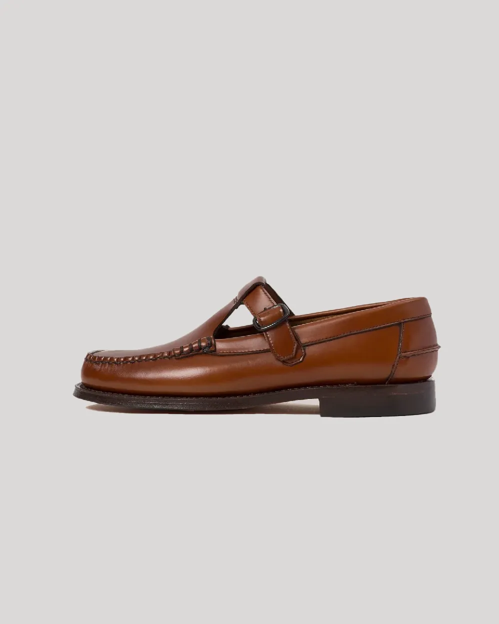 Hereu Alber T-bar Loafer Tan