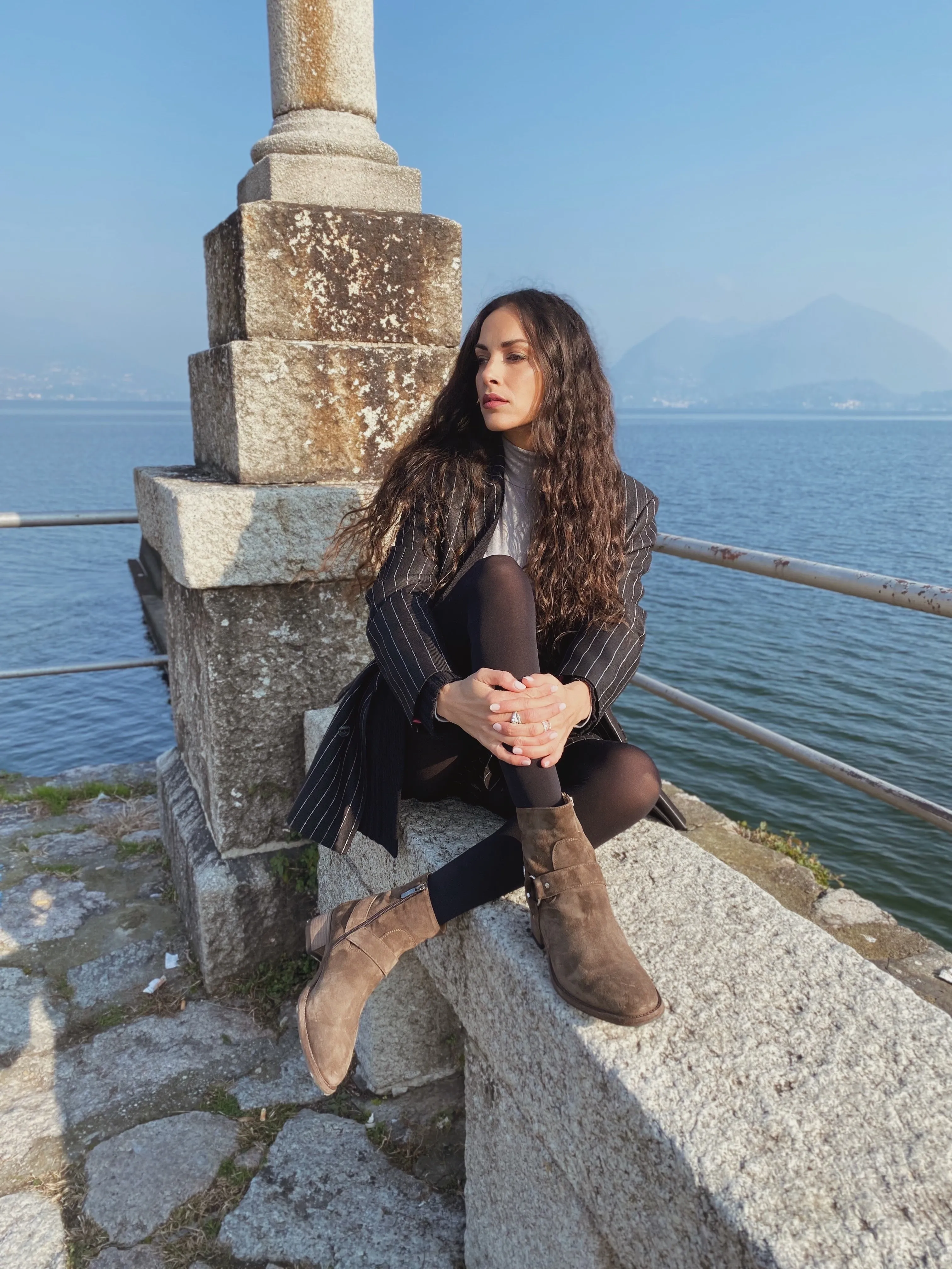 ISABEL 90011<br> Espresso Ankle Boots