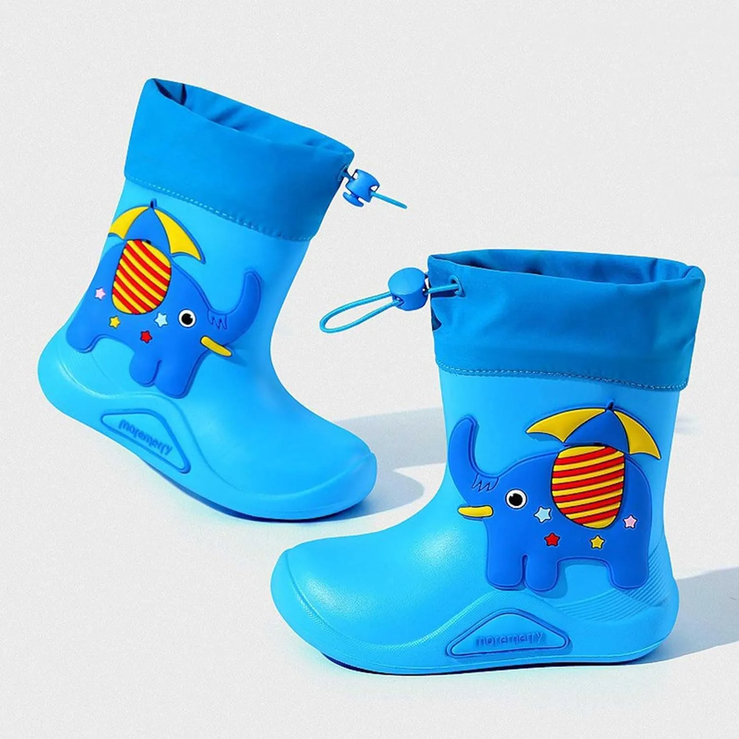 IWIHMIV Toddler Dinosaur Rain Boots Lightweight Waterproof Rainboots Outdoor Boys And Girls Water Shoes Non-Slip Rain Boots