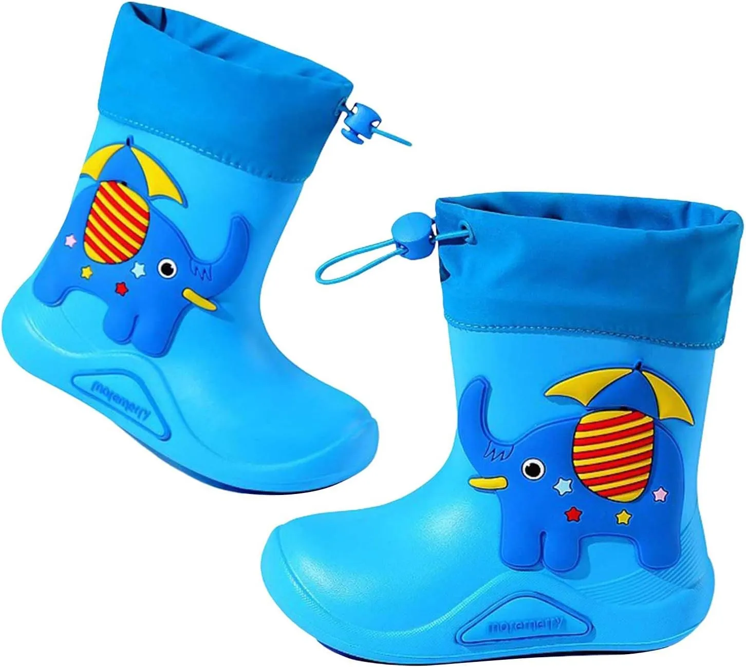 IWIHMIV Toddler Dinosaur Rain Boots Lightweight Waterproof Rainboots Outdoor Boys And Girls Water Shoes Non-Slip Rain Boots